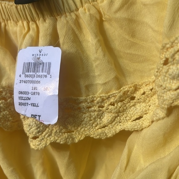windsor top yellow size S y2k - Picture 4 of 8